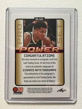 Giannis ヤニス アデトクンボ 直筆サインカード　世界144枚限定 Giannis ヤニス アデトクンボ 直筆サインカード 世界144枚限定